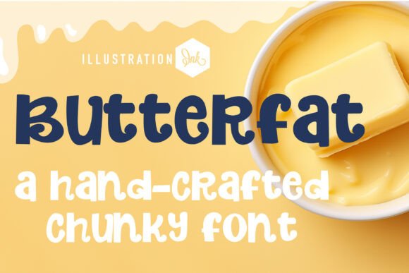 Butterfat: A Whimsical Display Font
