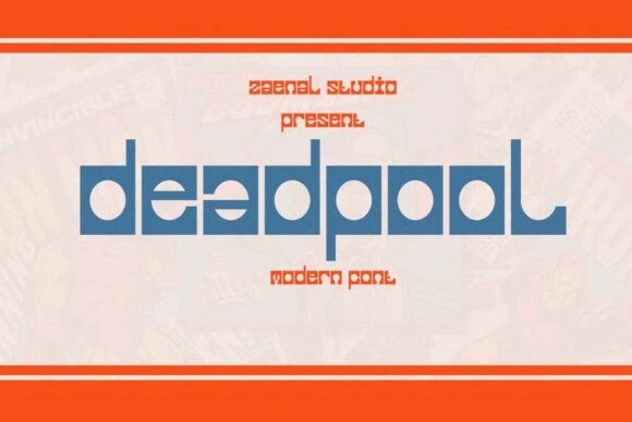 Deadpool: A Bold Sans Serif for Creative Projects