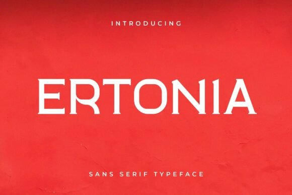 Ertonia: A Clean Font for Business Success