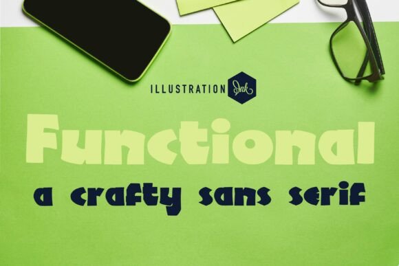 Functional: A Whimsical Display Font