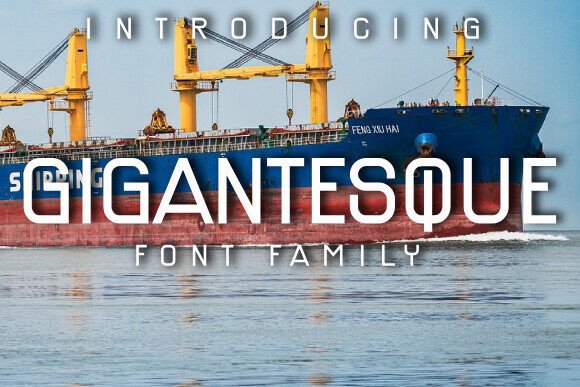 Gigantesque: Bold Font for Digital Marketing