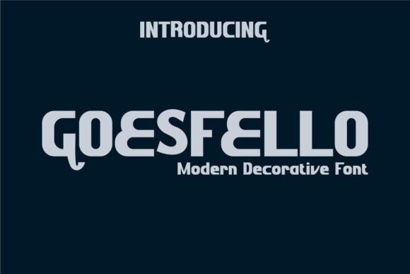 Goesfello: Modern Typeface for Web Design