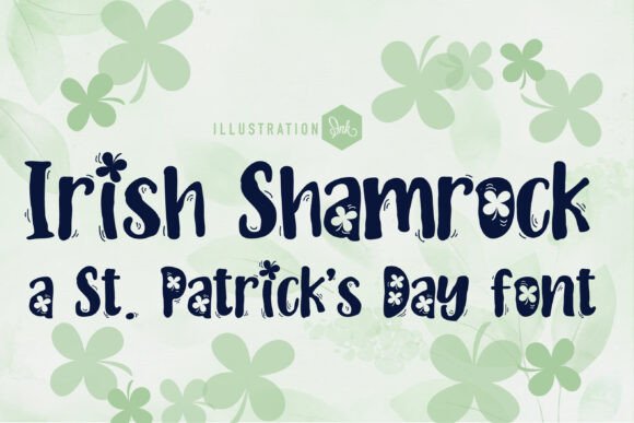 Irish Shamrock Font for Business Branding