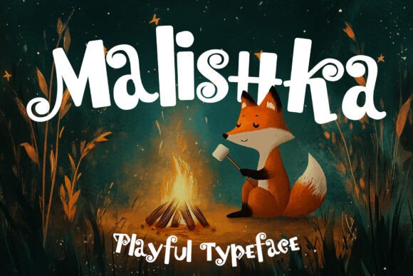 Malishka: A Playful Display Font