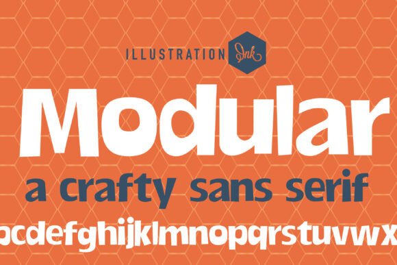 Modular: A Whimsical Display Font
