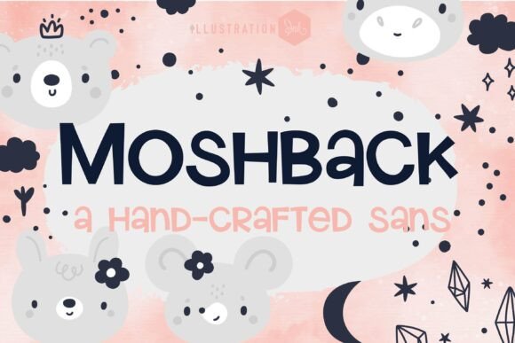 Moshback: A Whimsical Font for Handmade Creators