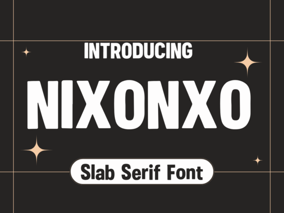 Nixonxo: A Bold Sans Serif Font