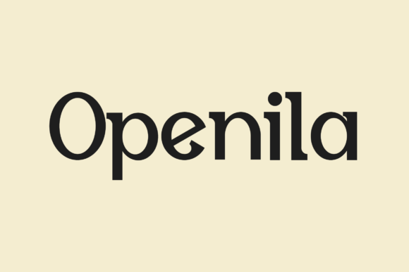 Openila: A Font for Creative Makers