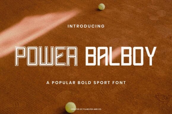 Power Balboy Font for Creative Projects