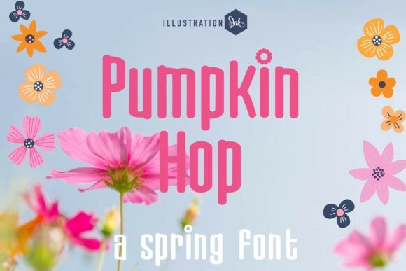 Pumpkin Hop Font: Whimsical & Handmade