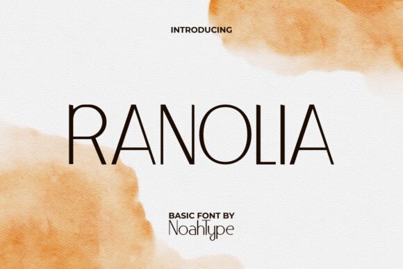 Ranolia: A Modern Font for Business Branding