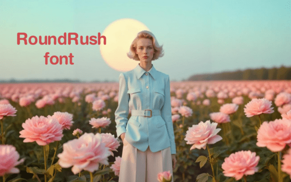 Round Rush Font for Web Design