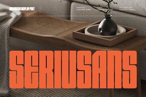 Seriusans – Modern Bold Display Font