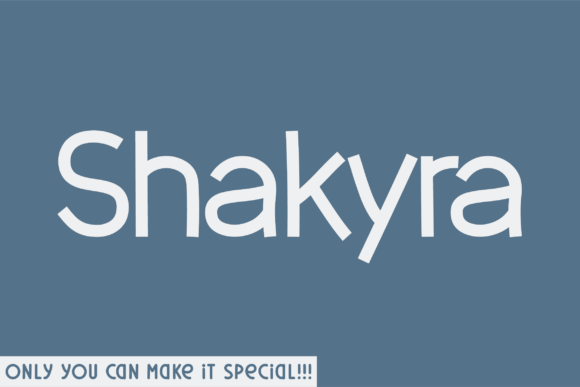 Shakyra: A Unique Sans Serif Font
