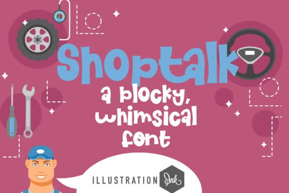 Shoptalk: A Whimsical Display Font