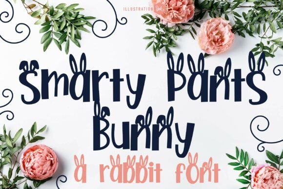 Smarty Pants Bunny: A Whimsical Display Font