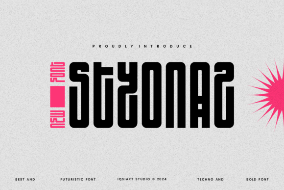 Styonaz: A Bold Serif Font for Creative Makers