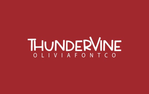 Thundervine: A Handwritten Font for Elegant Design