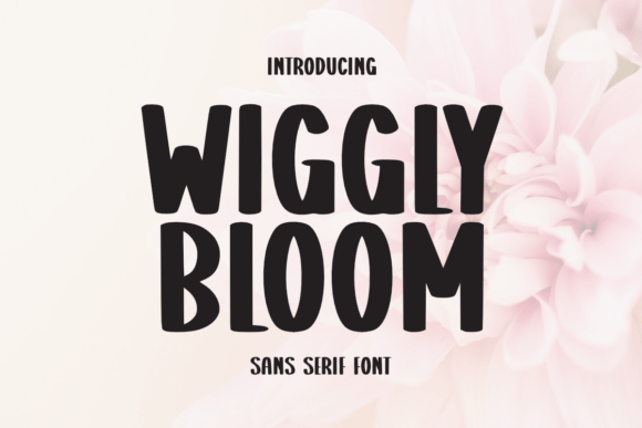 Wiggly Bloom: Quirky Display Font
