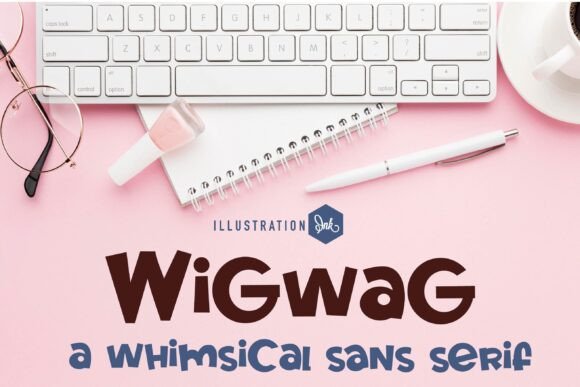 Wigwag: A Whimsical Display Font